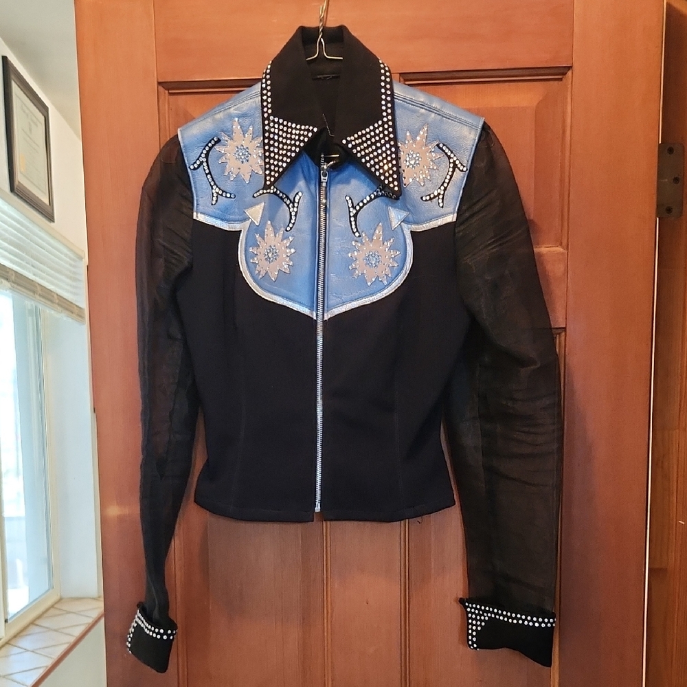 Western Pleasure Horsemanship Horse Show Jacket With Bling And Zipper
